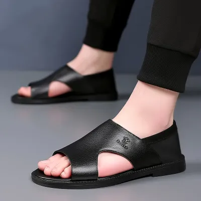 Cow Leather Non-Slip Slippers NFE26