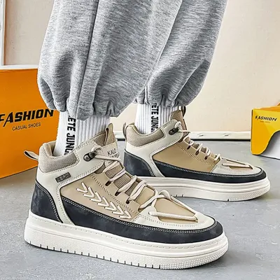 Mid-Top Thick Soled Casual Shoes NFE145