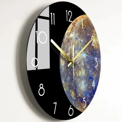 Glass Wall Clock 