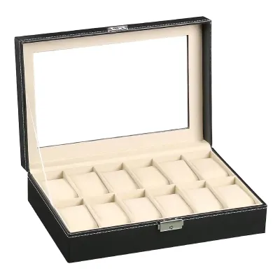 12 slot Watch organizer box.