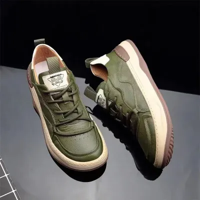 Viscose Genuine Leather Casual Shoes