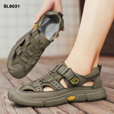 Outerwear Breathable Mesh Cross Slipper