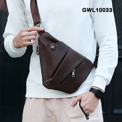 Genuine Leather Chest Bag