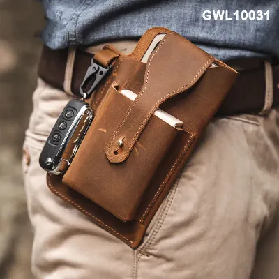 Genuine Leather tactics Belt Bag