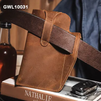 Genuine Leather tactics Belt Bag