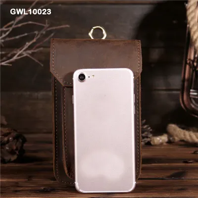 Genuine Leather Retro Waist Bag