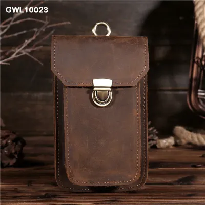 Genuine Leather Retro Waist Bag