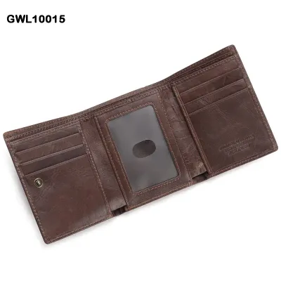 Genuine Leather Magnetic Wallet