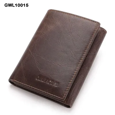 Genuine Leather Magnetic Wallet