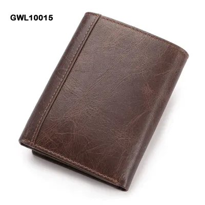 Genuine Leather Magnetic Wallet