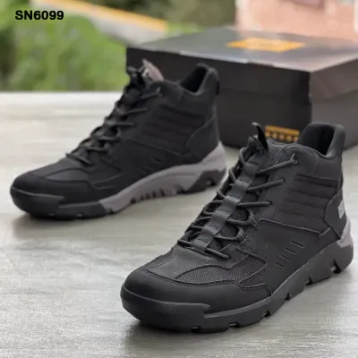 Genuine Leather  MidCut Sneakers