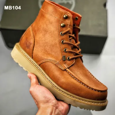 Genuine Leather High Top Retro Martin Boots