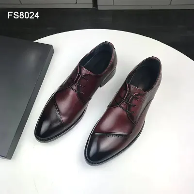 Genuine Leather Brogue Style Formal Shoes
