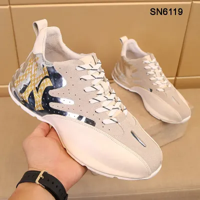 Genuine Leather Sports Sneakers