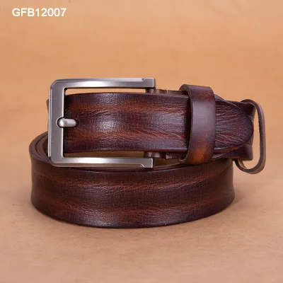 Kang Pin Buckle Genuine Leather Belt