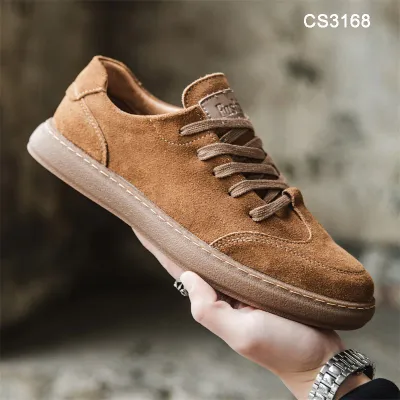 Genuine Leather Retro Soft Sole Casual Shoes Stk