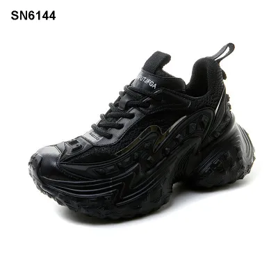 Universal Genuine Leather High Tires Platform Shoes