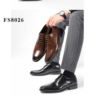 Retro Leather English Style Formal shoes