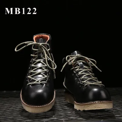 Martens Korean Style Universal Trend  Genuine Leather Martin Boots