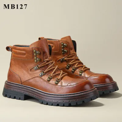 Martens Elite Genuine Leather Soft Sole Boots