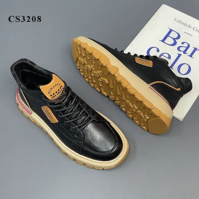 European Style Mid Length Genuine Leather Casual Shoes