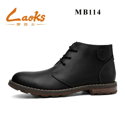 Laoks Header cowhide Handmade Sewing  Martin Boots