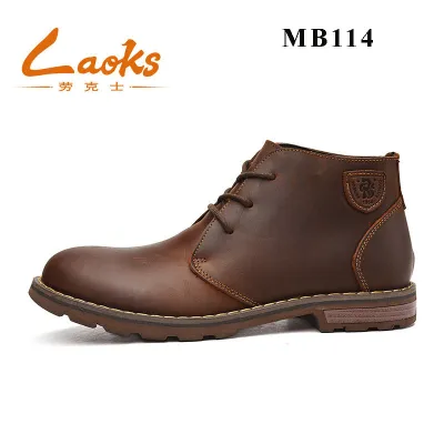 Laoks Header cowhide Handmade Sewing  Martin Boots