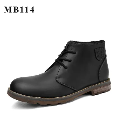 Laoks Header cowhide Handmade Sewing  Martin Boots