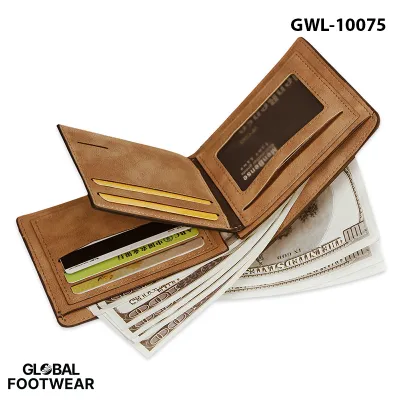 MenBense men's frosted high quality pu wallet