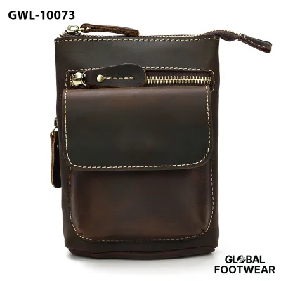 Crazy Horse Genuine Leather Waist Bag