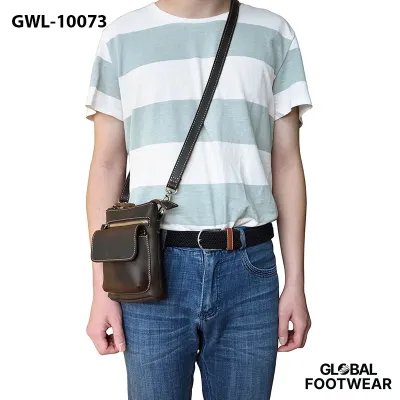Crazy Horse Genuine Leather Waist Bag