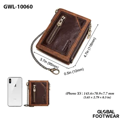 RFID Anti magnetic Short Wallet Men's Leather Wallet