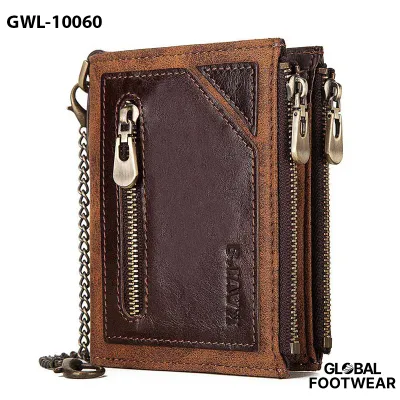 RFID Anti magnetic Short Wallet Men's Leather Wallet
