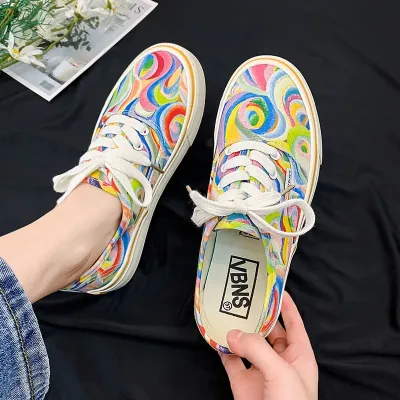 Rainbow Canvas Shoes