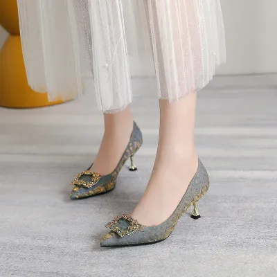 Rhinestone High Heels