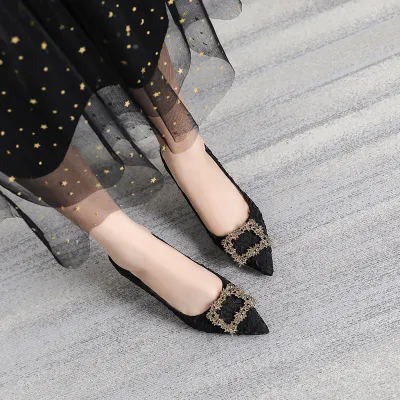 Rhinestone High Heels