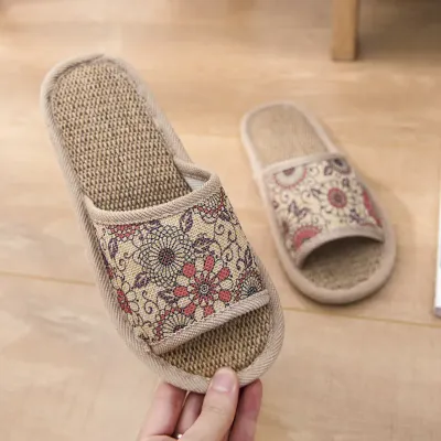 Linen Indoor Slippers