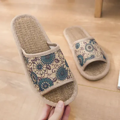 Linen Indoor Slippers