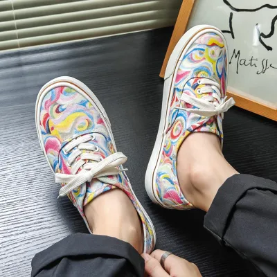 Rainbow Canvas Shoes