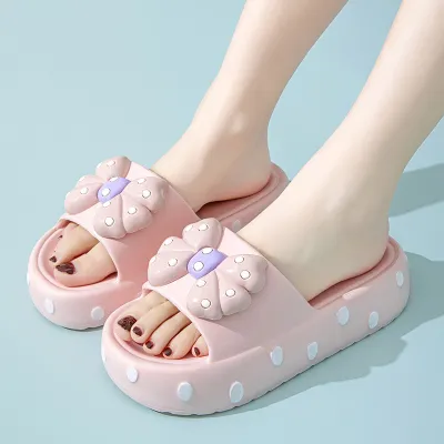 Cute Bow Slippers