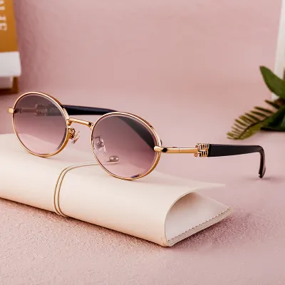 Oval Frame Sunglasses