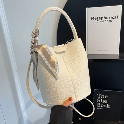 Leather Bucket Bag
