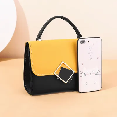 Diagonal Small Square Bag