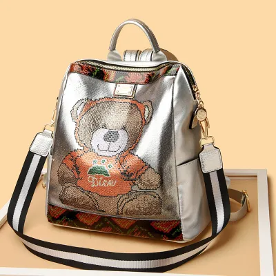  High-end Genuine Leather Backpack