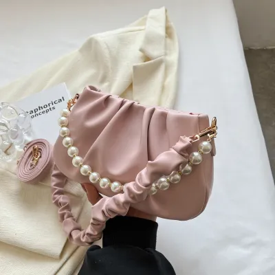 New Pearl Chain Armpit Bag