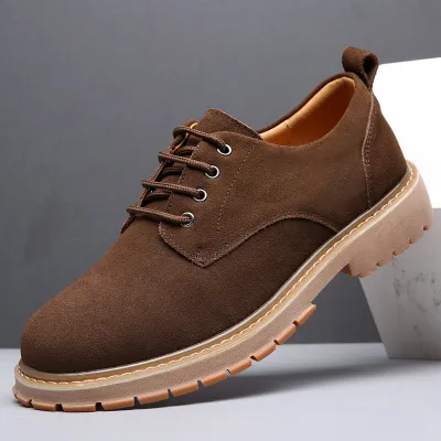 GENUINE SUEDE LEATHER MEN’S OXFORD SHOES