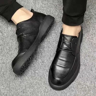 TWO LAYER COWHIDE LEATHER MEN’S FORMAL SHOES