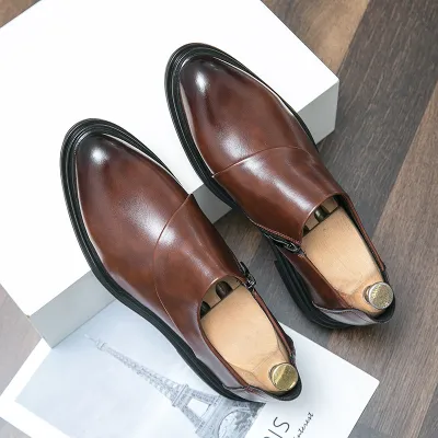 PREMIUM LEATHER CLASSIC SUIT POINTED FORMAL SHOES