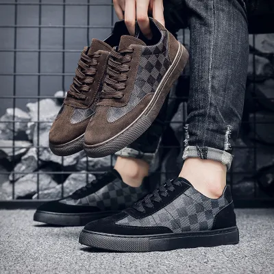  EUROPEAN STYLE LACE-UP CASUAL SHOES 