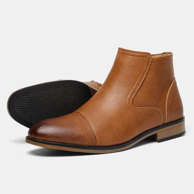 NEW 2024 BRITISH SLIP-ON CHELSEA BOOTS